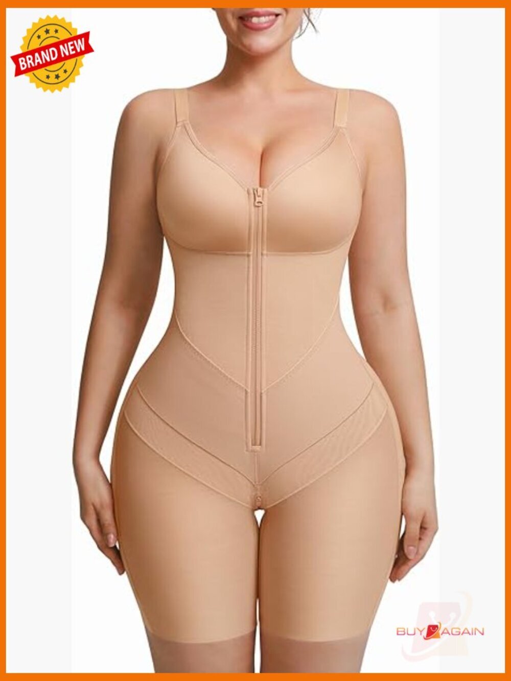 Full Body Shapewear Tummy Control Butt Lifting Postpartum Faja Bodysuit